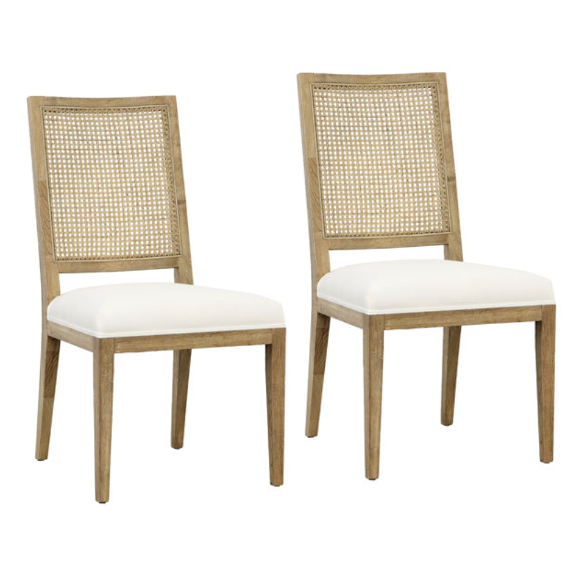 Nattie Natural Dining Chair Set of 2