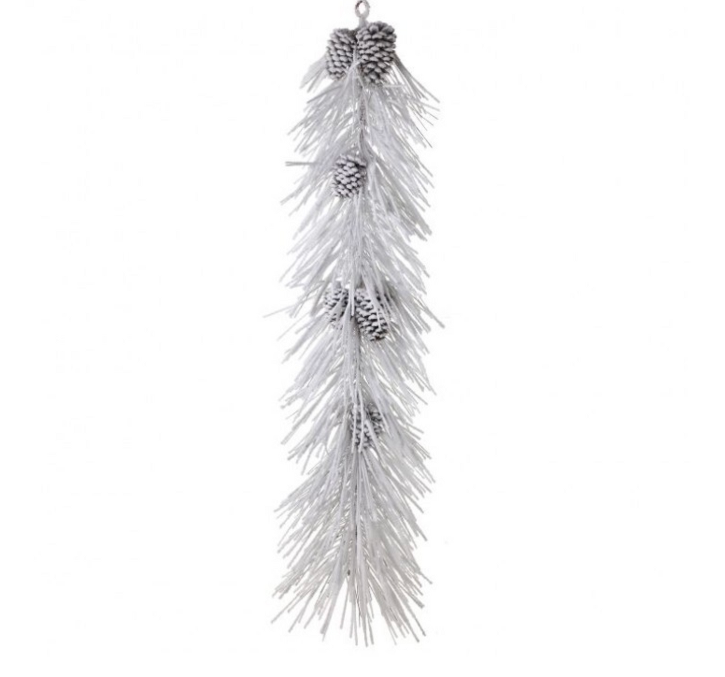 Long Snow Pine W/Cones Garland