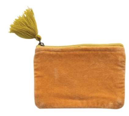 Velvet Zipper Pouch