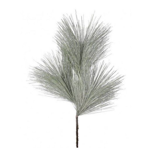 Frosted Long Needle Pine Spray