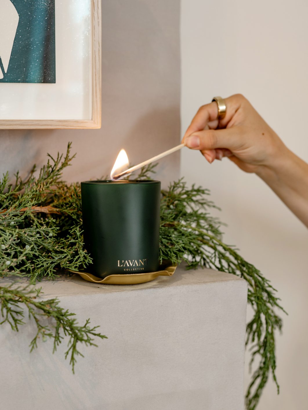 Winter Fir Candle