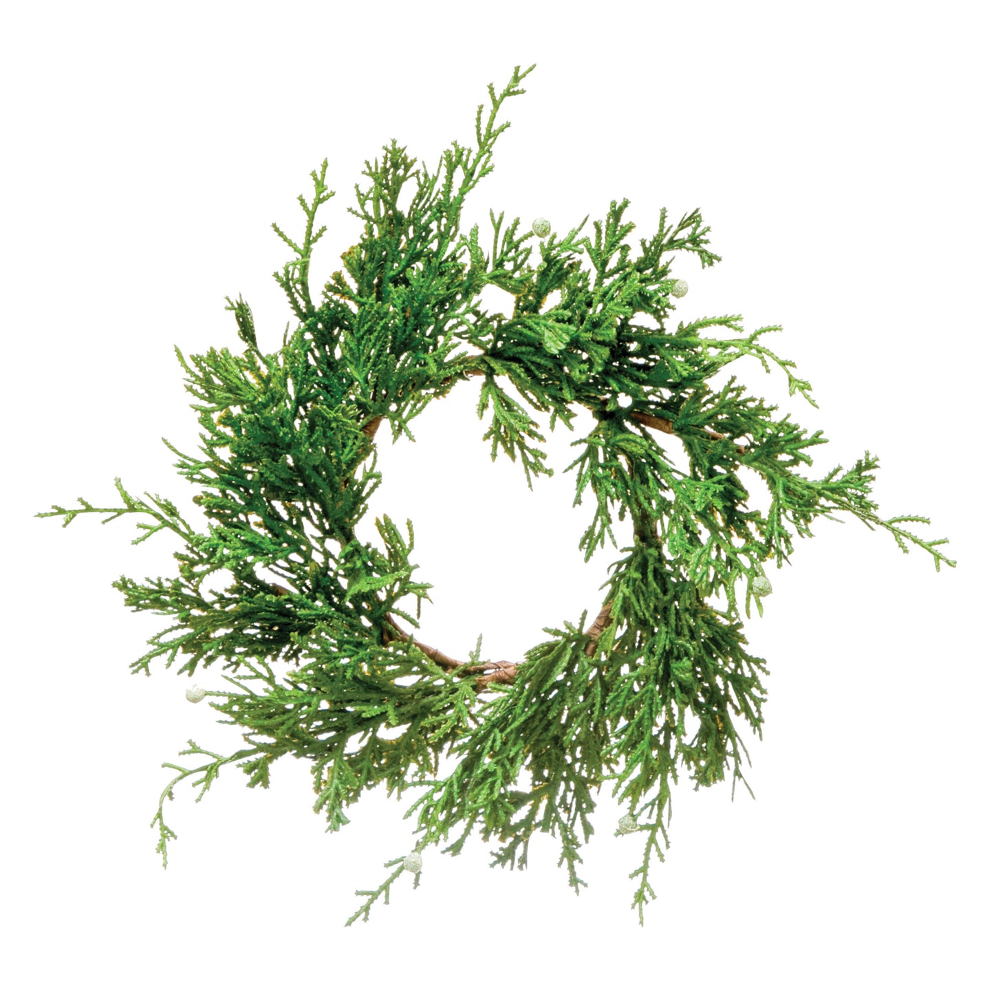 Faux Mini Juniper Wreath