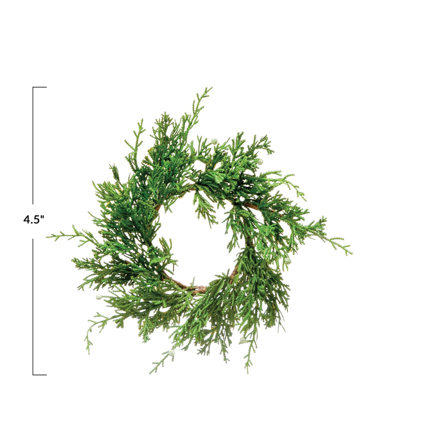 Faux Mini Juniper Wreath