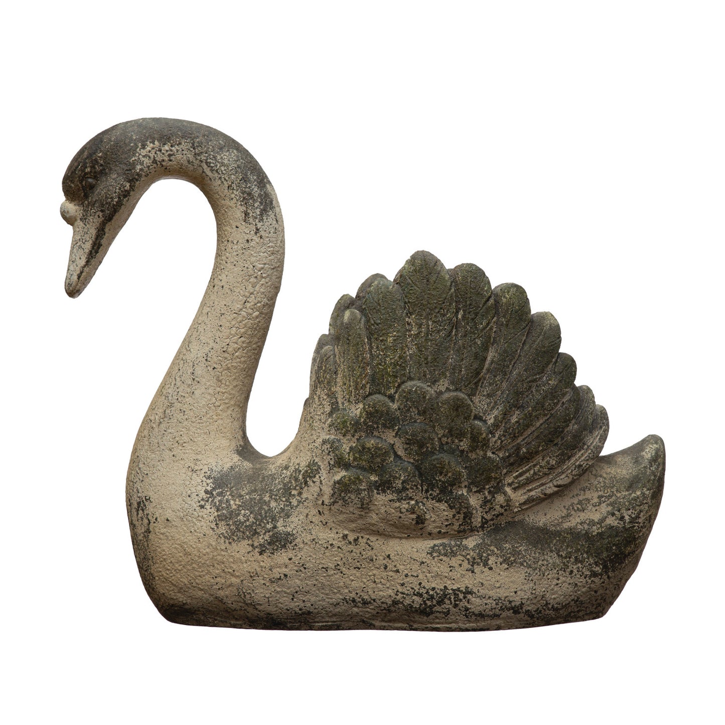 Distressed Swan Planter