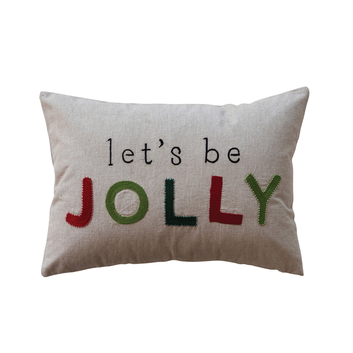 Let's Be Jolly Pillow