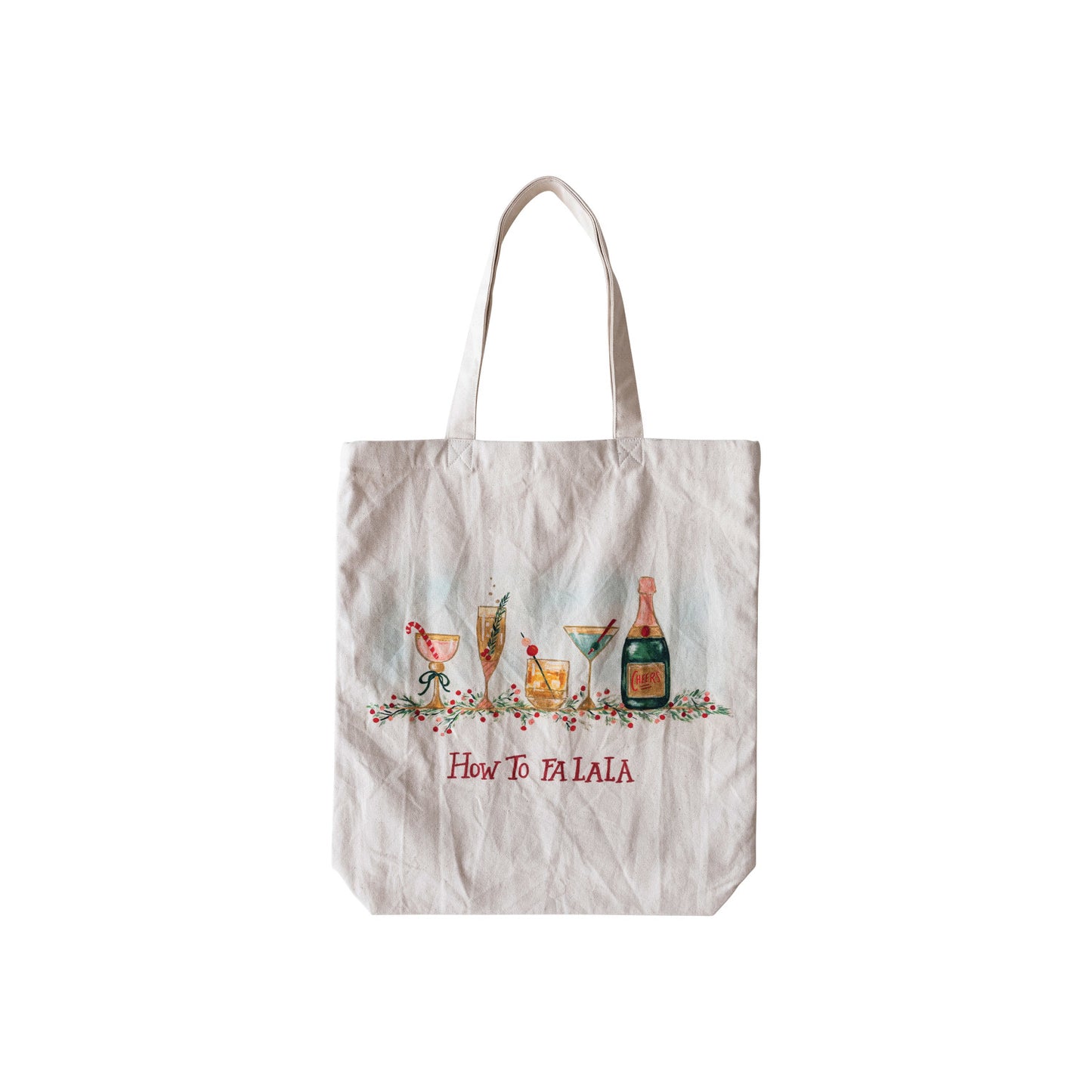 Holiday Cocktails Tote Bag