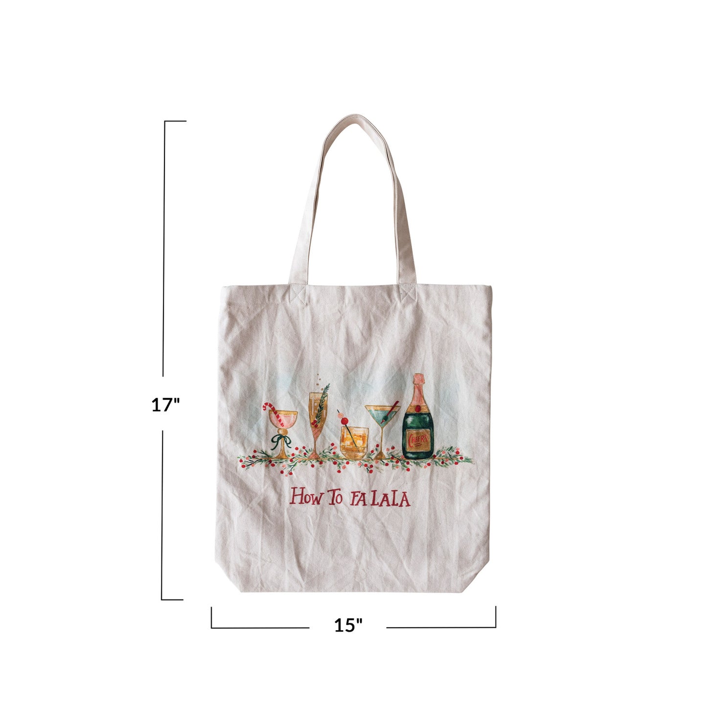 Holiday Cocktails Tote Bag