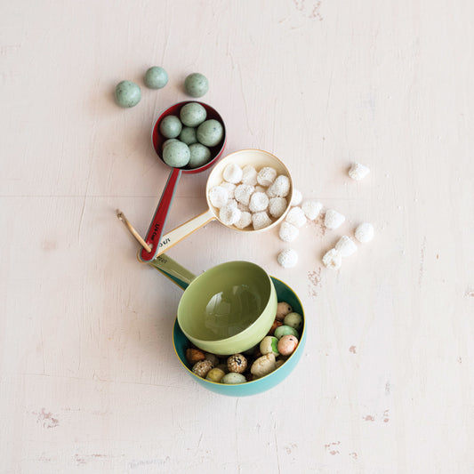 Enameled Stainless Measuring Cups