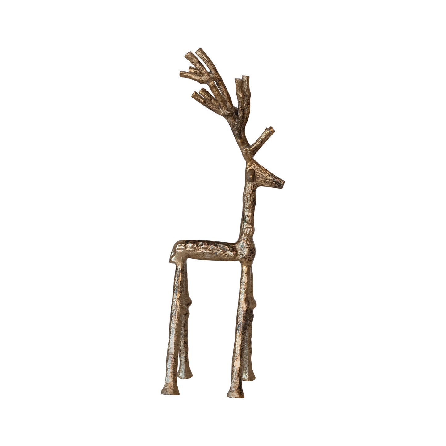 Antique Gold Twig Deer