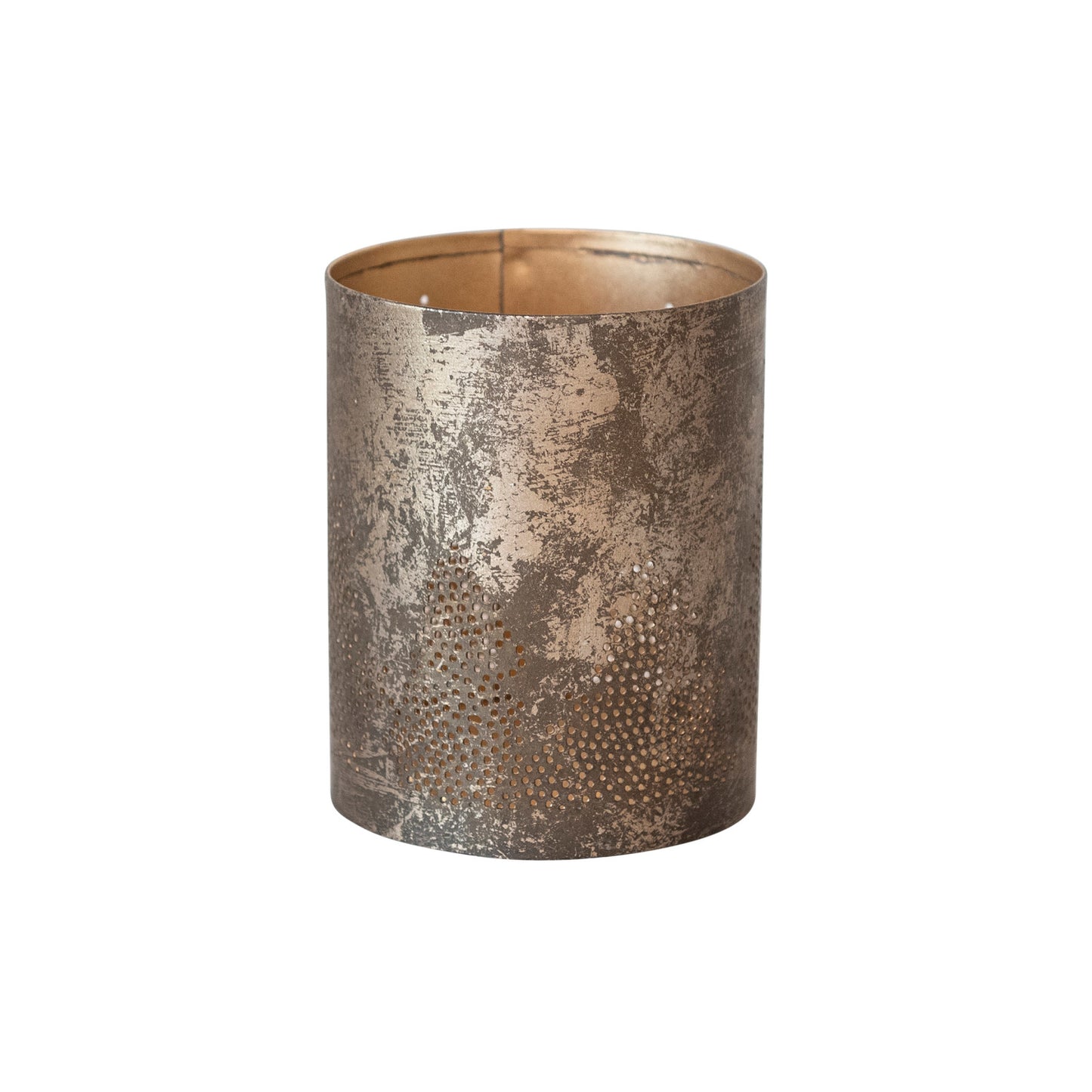 Votive Holder w/ Tree Cut-Outs