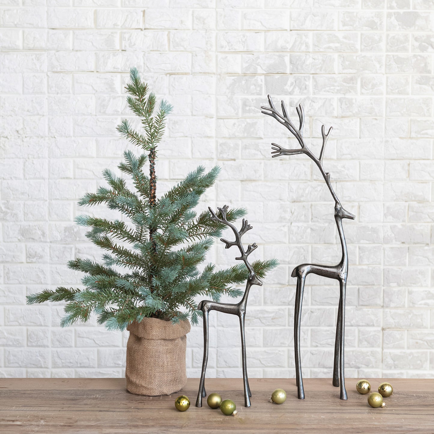 Gunmetal Thin Reindeer
