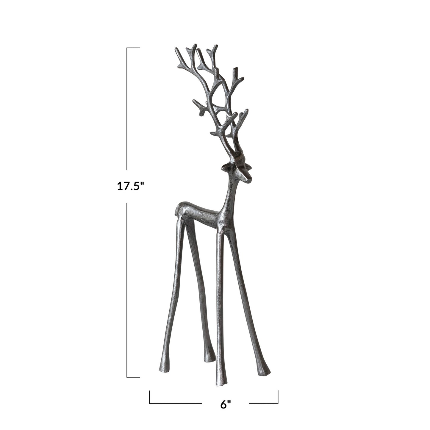 Gunmetal Thin Reindeer