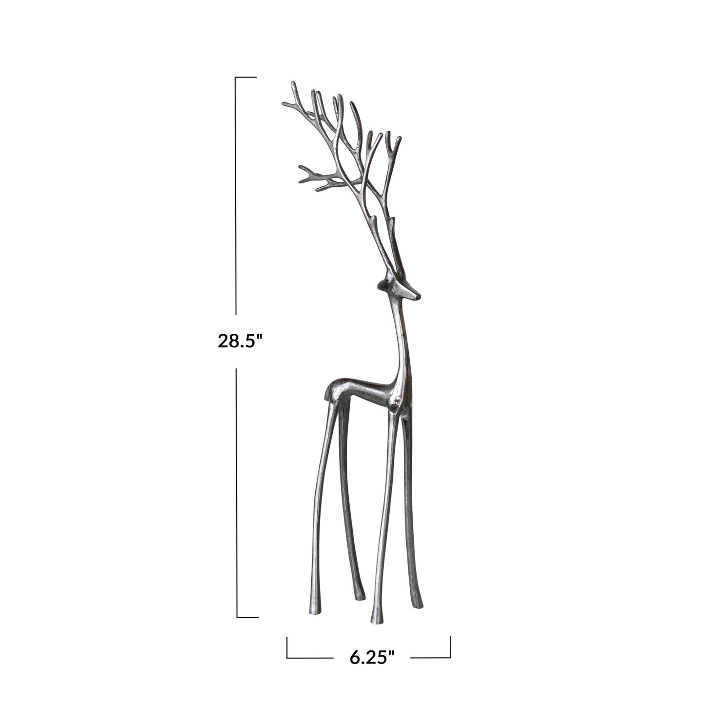 Gunmetal Thin Reindeer