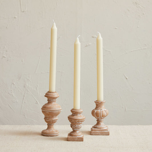Urn Shaped Taper Candle Holder Set