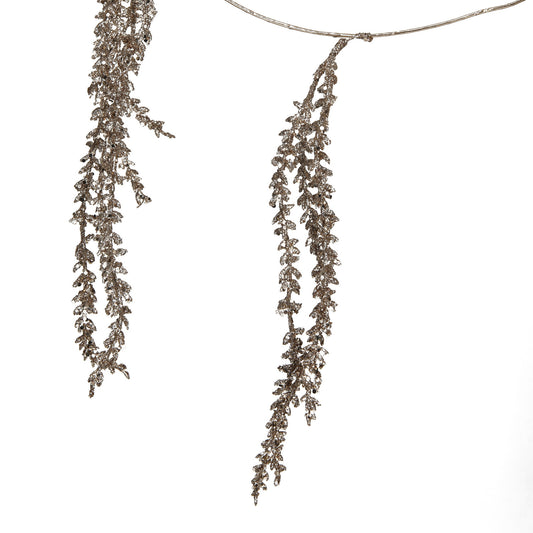 Gold Faux Leaf Garland