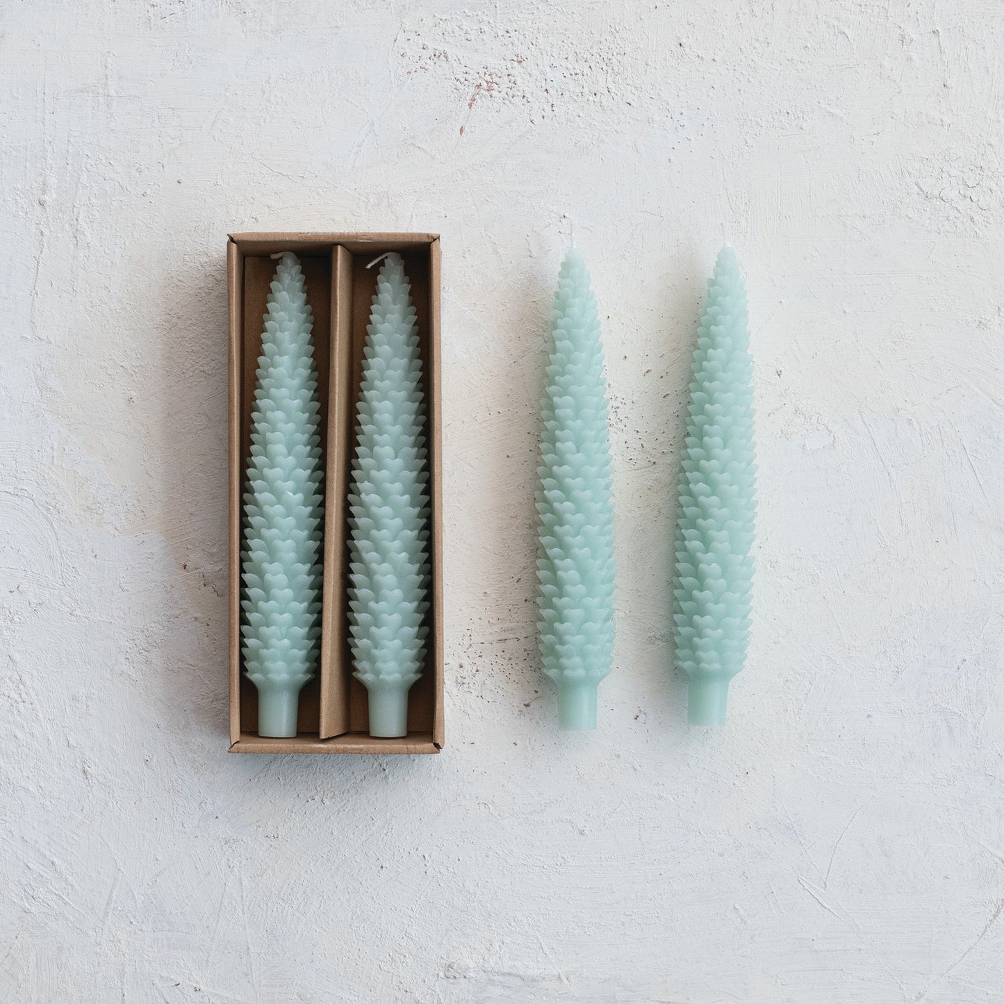 Pinecone Taper Candles