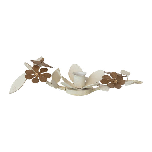 Leaves & Flowers Shaped Taper Holder