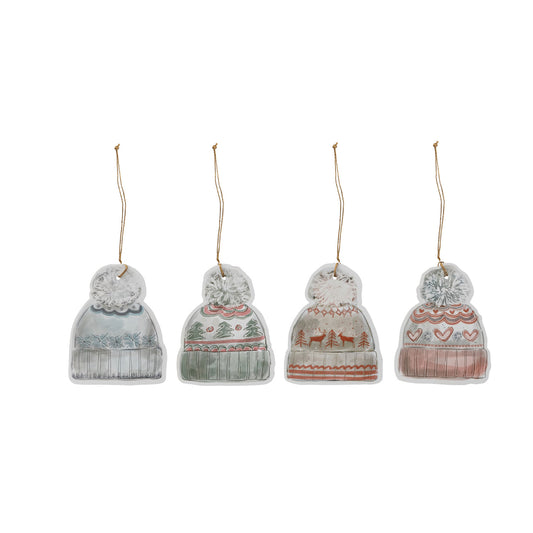Paper Hat Gift Tag Set