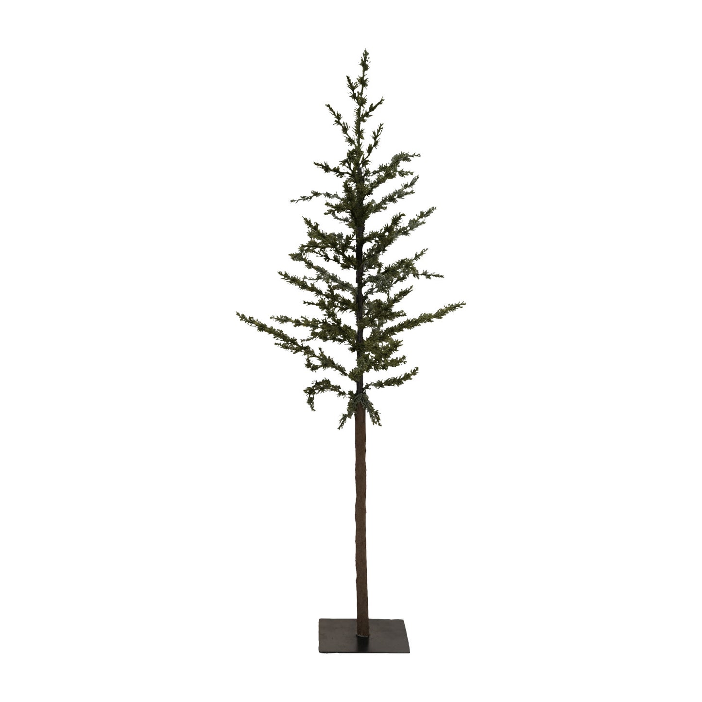 Faux Pine Tree with Metal Base