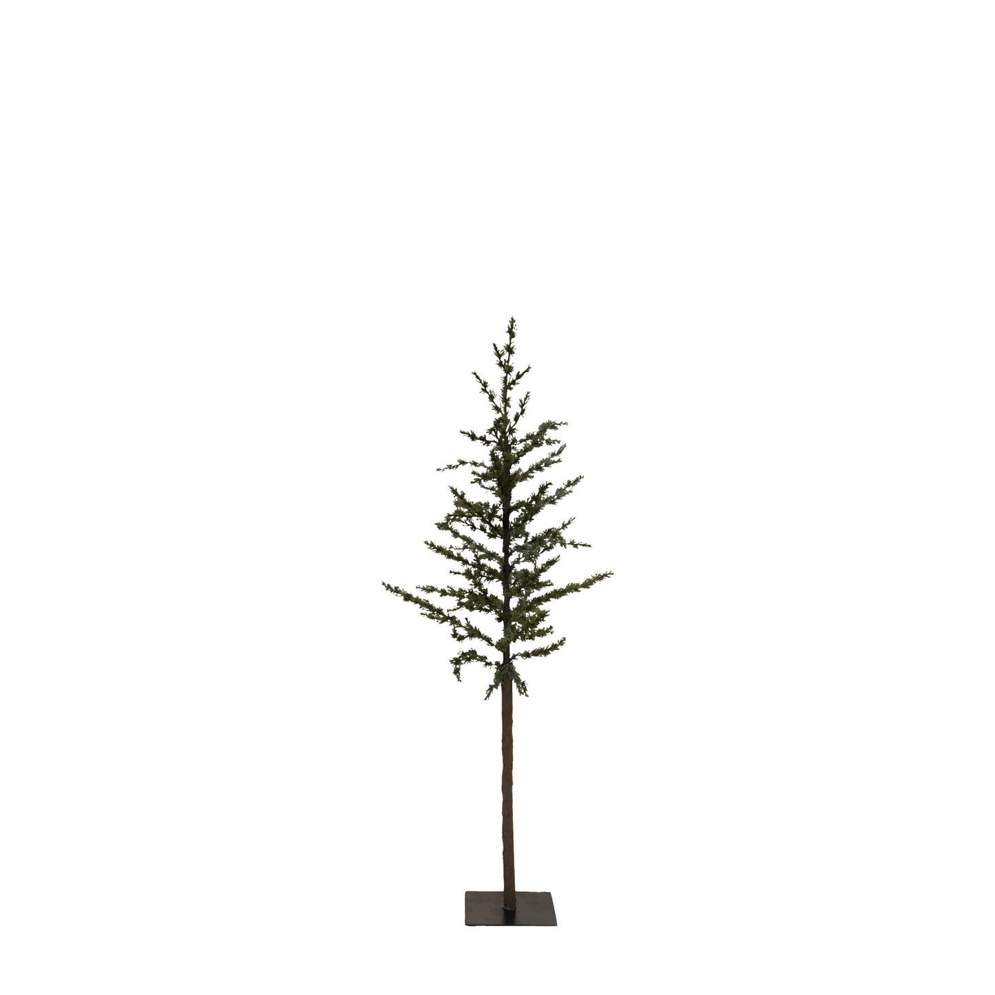 Faux Pine Tree with Metal Base
