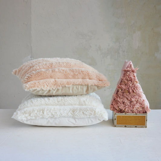 Square Faux Fur Pillow