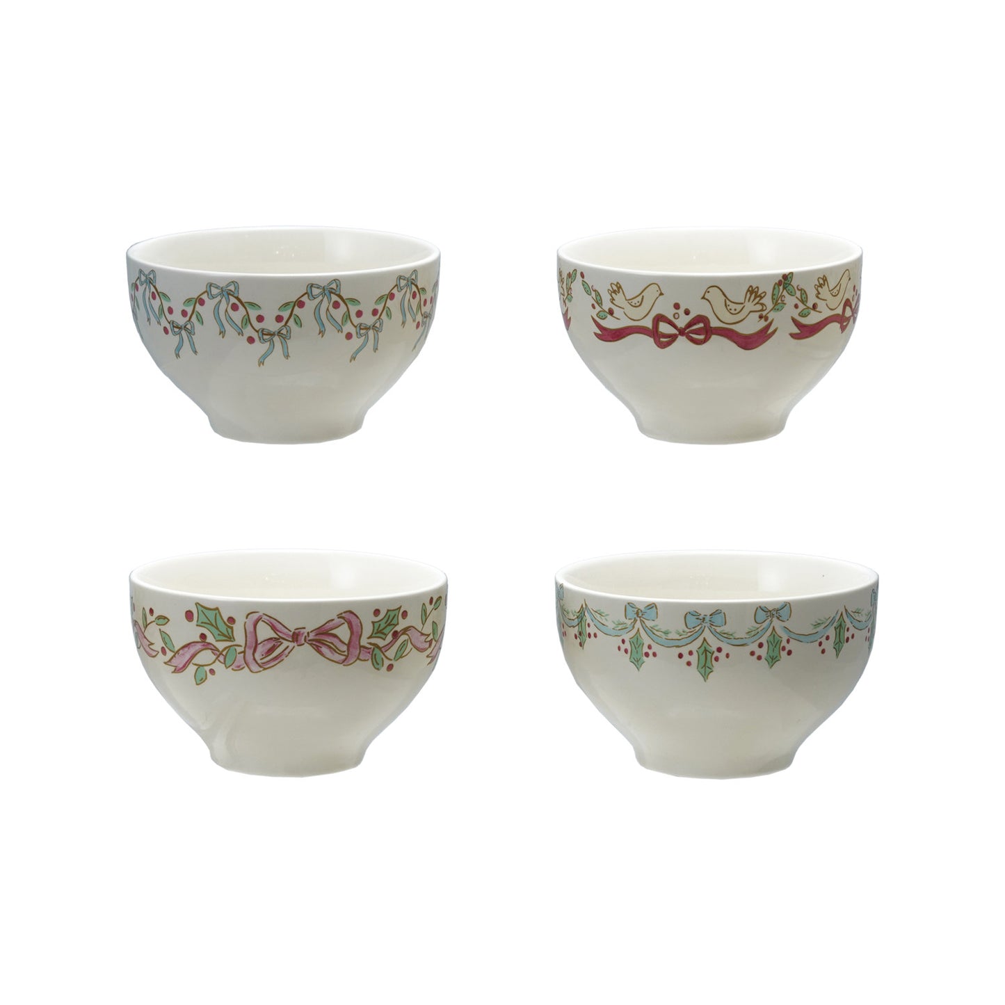 Stoneware Bowl with Bow