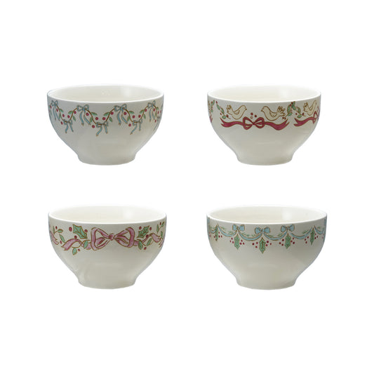 Stoneware Bowl with Bow