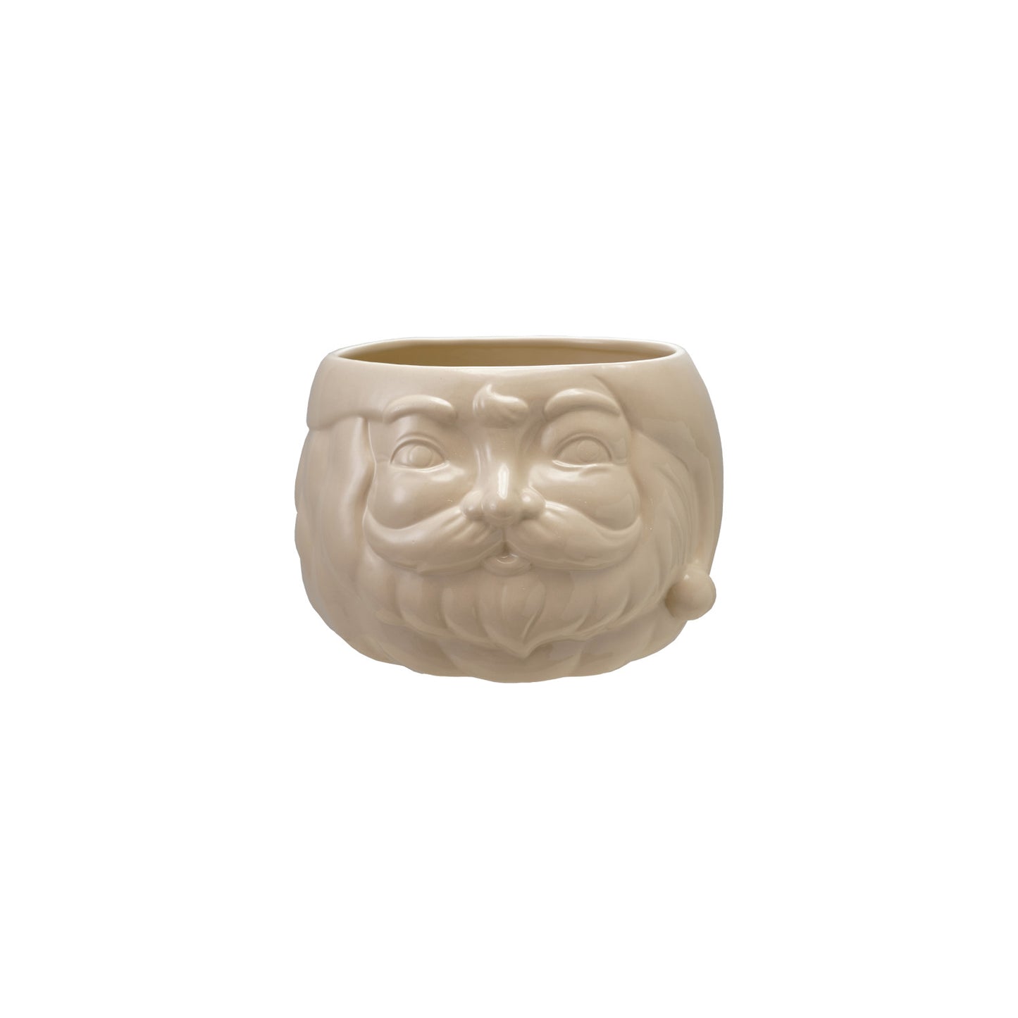 Santa Head Shaped Bottle Cooler/Container