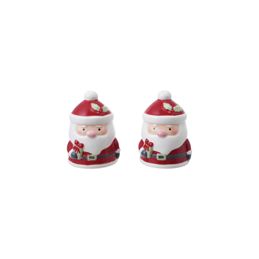 Ceramic Santa  Salt & Pepper Shakers