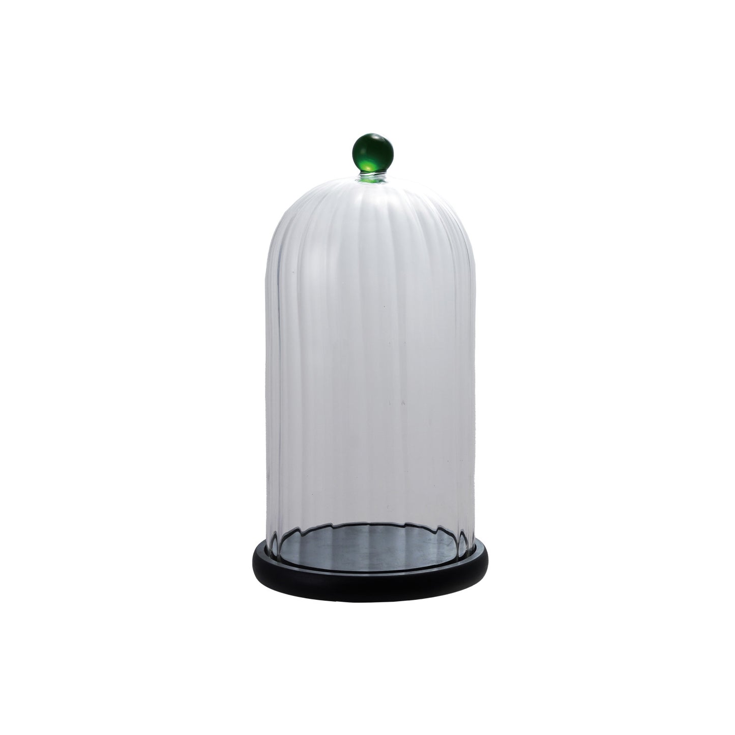 Decorative Glass Fluted Cloche