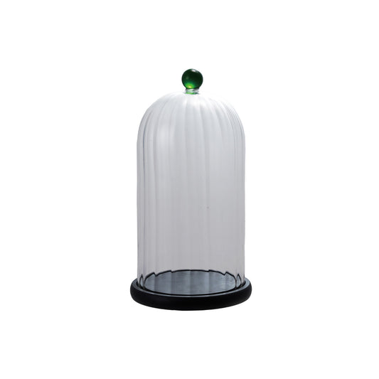 Decorative Glass Fluted Cloche