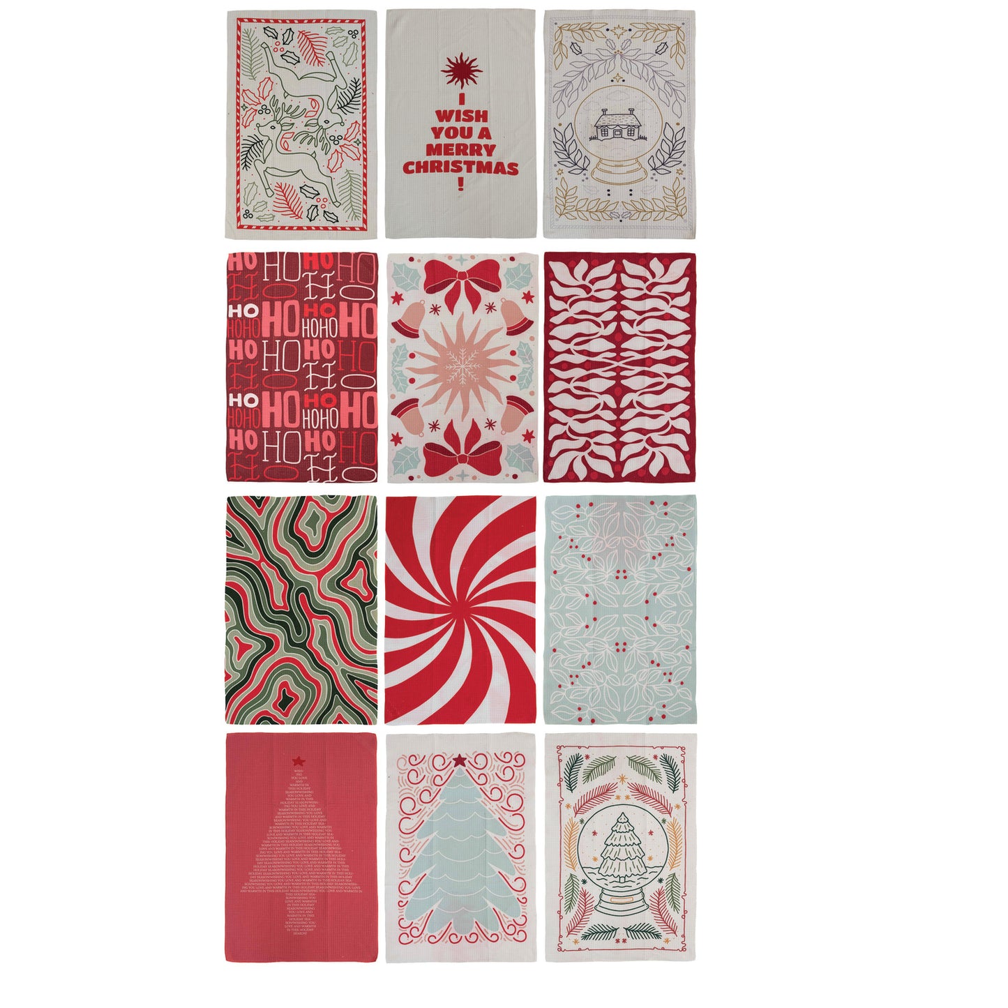 Mircrofiber Holiday Tea Towel