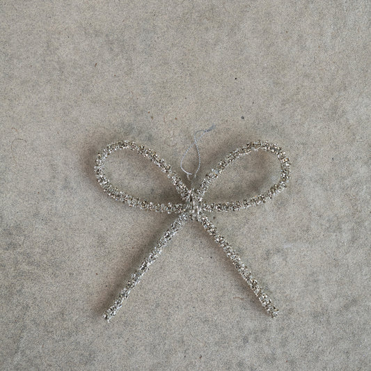 Rhinestone Bow Ornament
