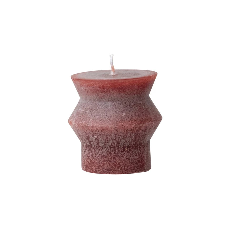 Cranberry Small Totem Pillar Candle