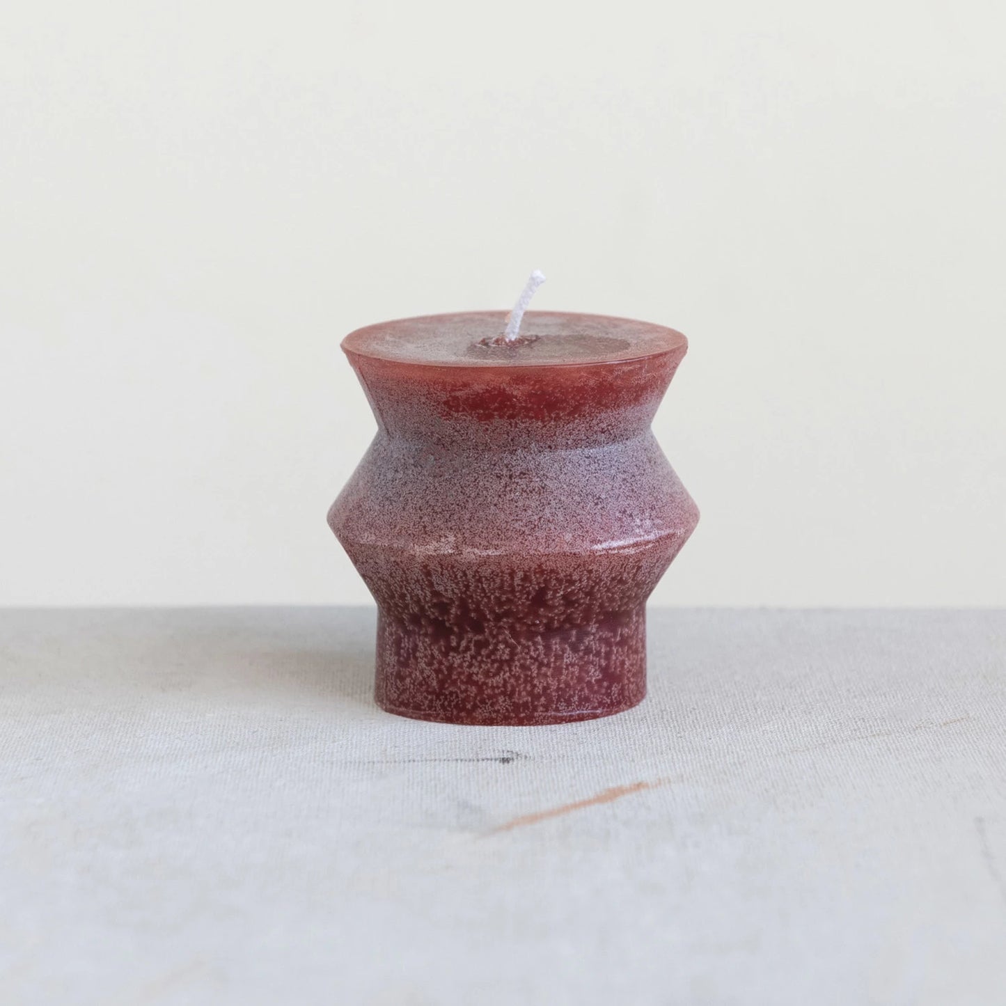 Cranberry Small Totem Pillar Candle