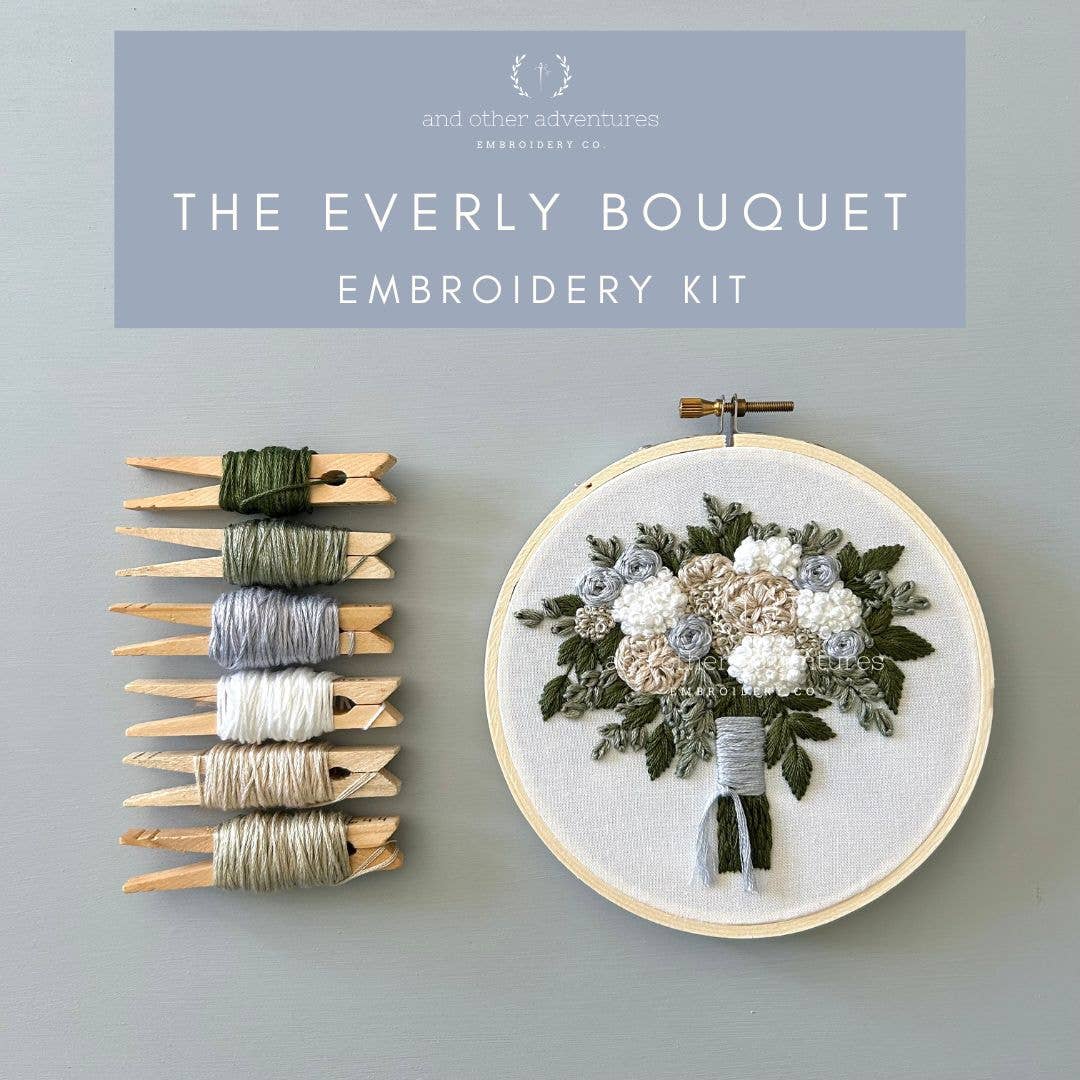 Everly Bouquet Emboridery Kit