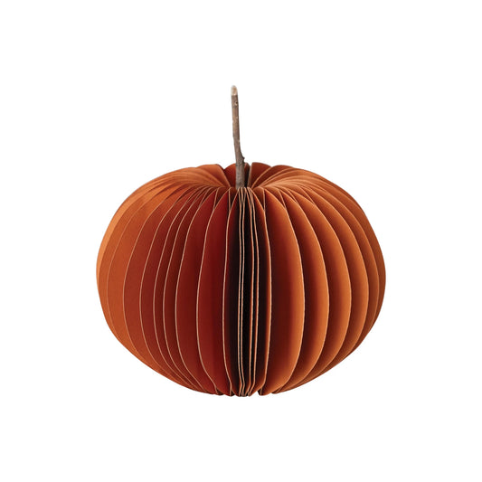 Pumpkin Honeycomb Paper Ornament