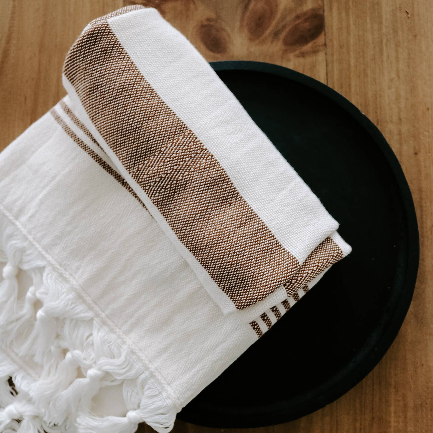 Turkish Cotton Hand Towel, Neutral