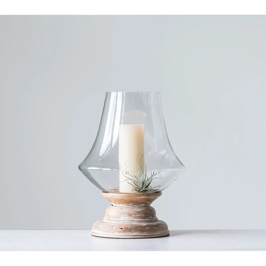 Pedestal Glass Vase