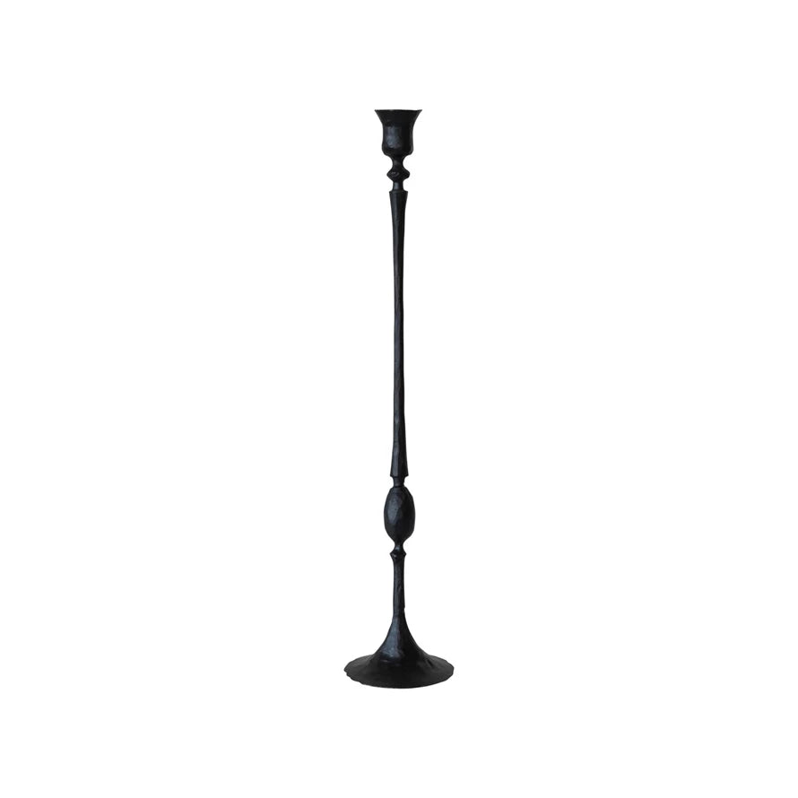 Hand-Forged Cast Iron Taper Holder