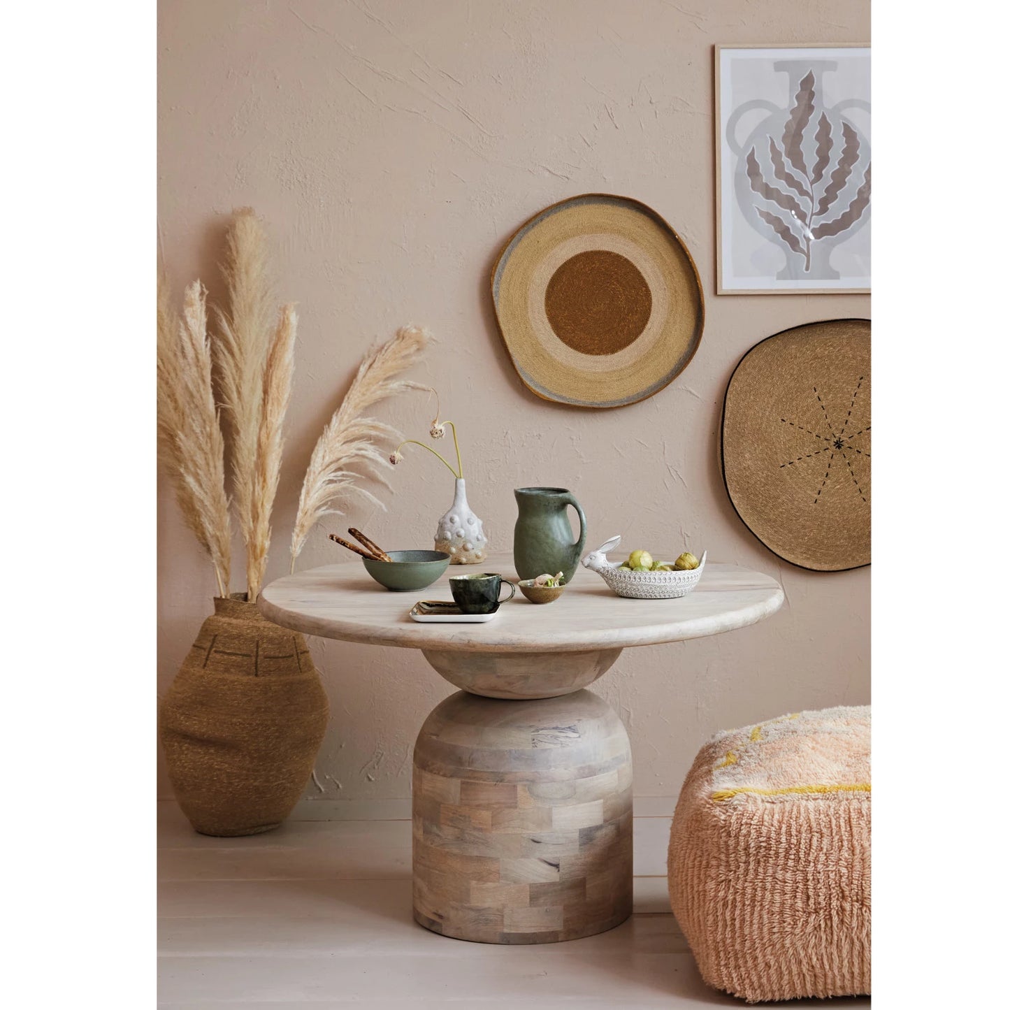 Abode 47" Mango Wood Dining Table