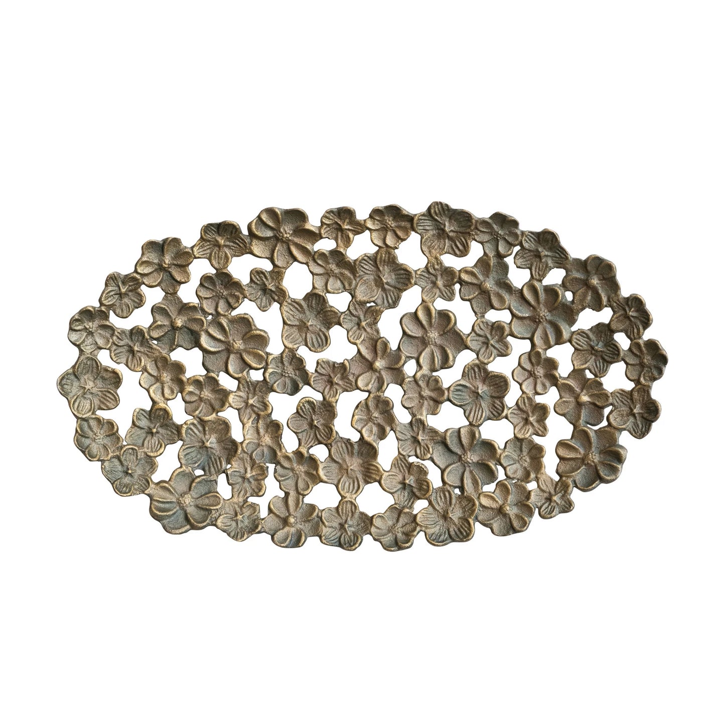 Aluminum Flower Tray in Antq Gold Finish