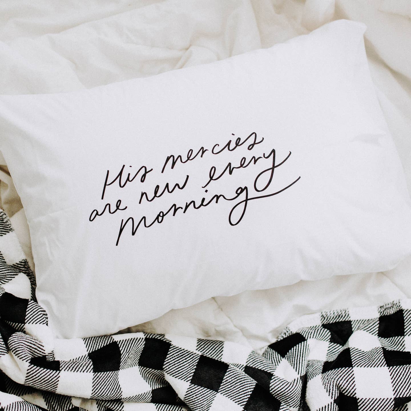 His Mercies Are New Pillow Case