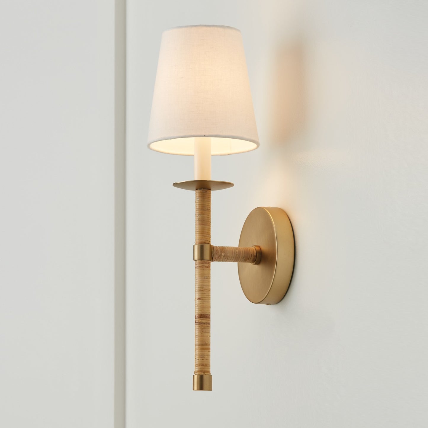Cabo Rattan Sconce