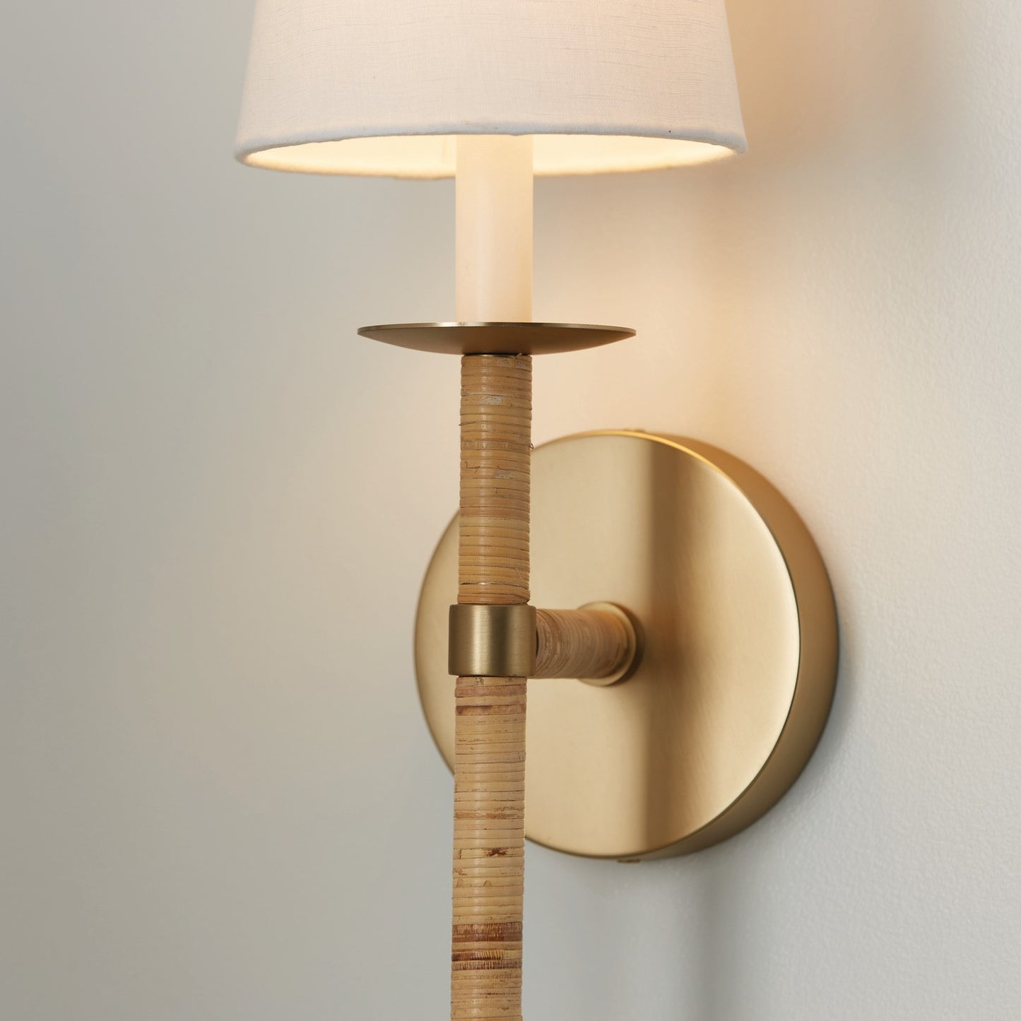 Cabo Rattan Sconce