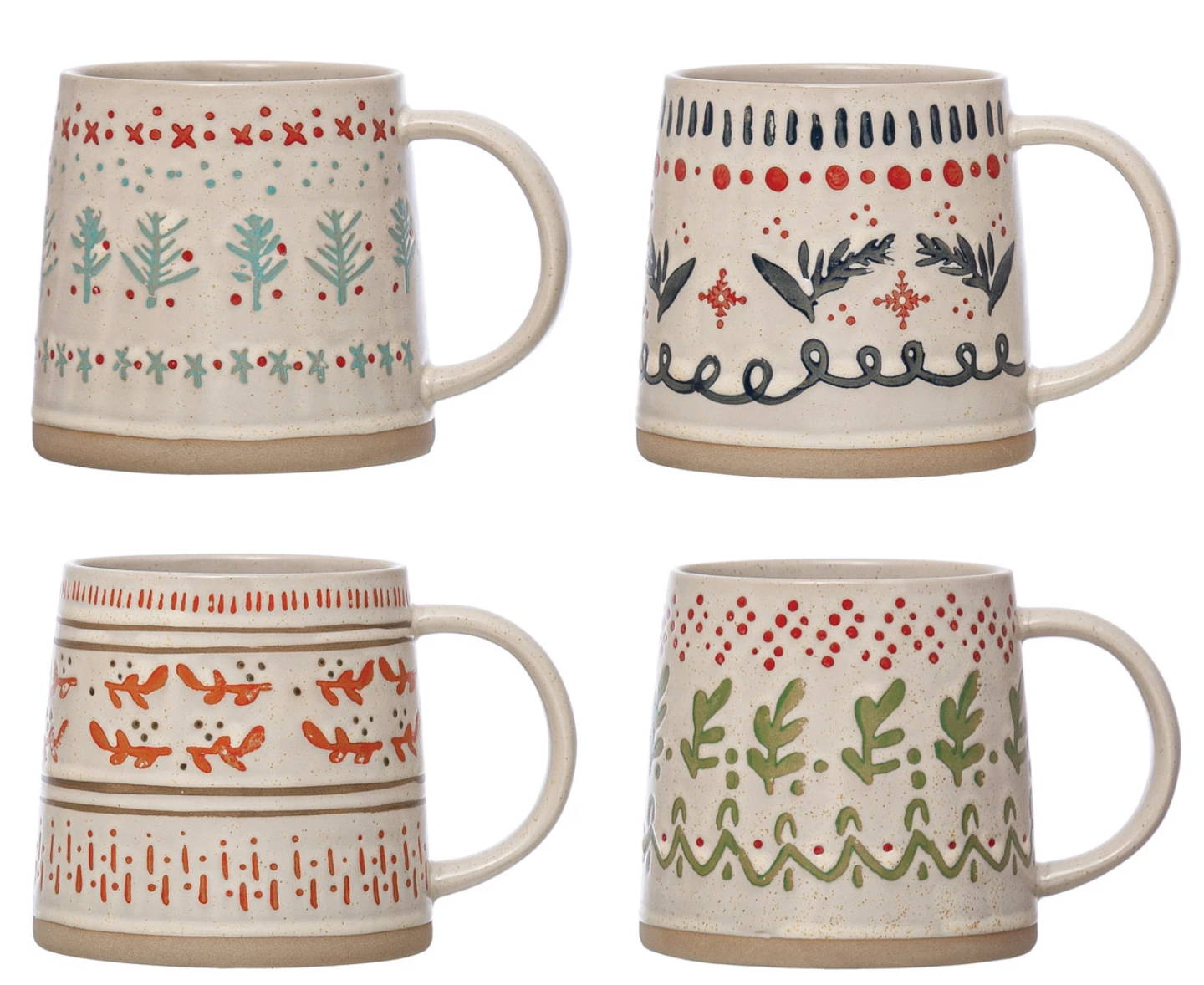 Christmas Stoneware Cottage Mug