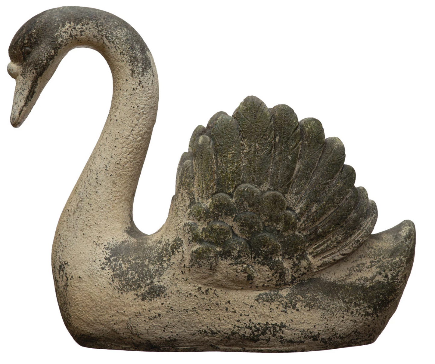 Distressed Swan Planter