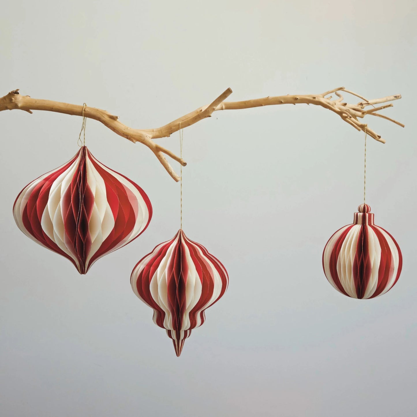 Folding Stripe Honeycomb Ornaments