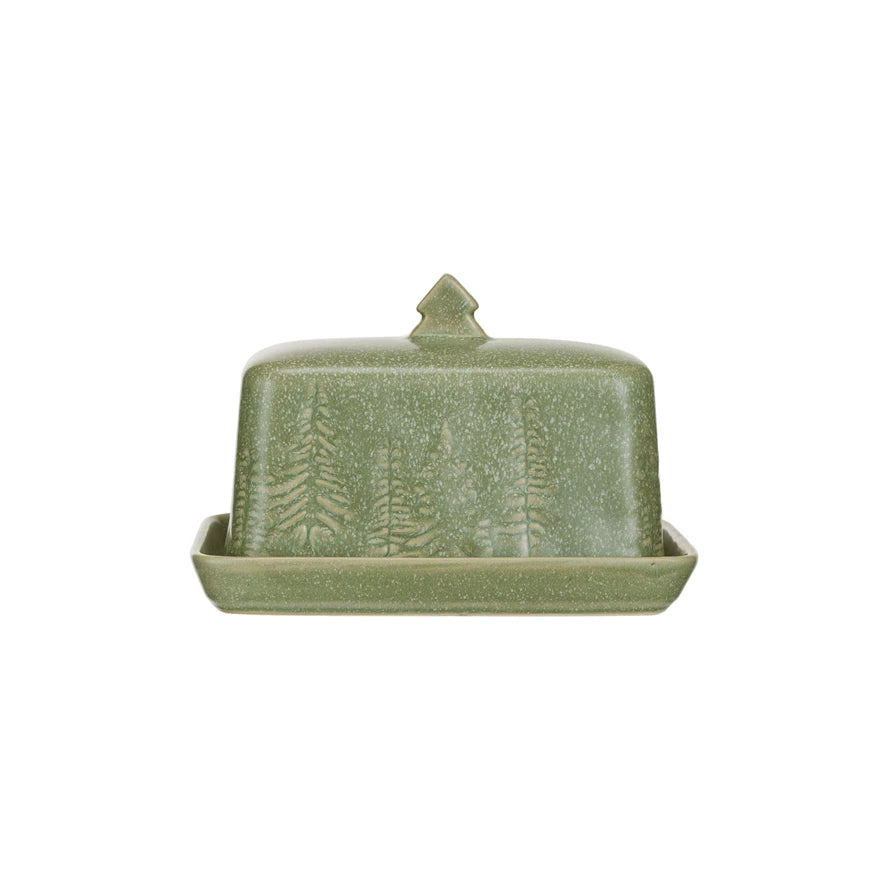Ski Lodge Butter Dish