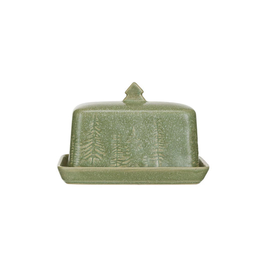 Ski Lodge Butter Dish